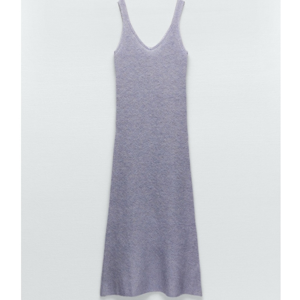 Zara Wool and Alpaca Strapped Dress